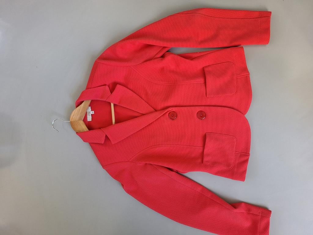 Rood jasje Gina M, Kleding | Dames, Ophalen of Verzenden, Zo goed als nieuw, Rood
