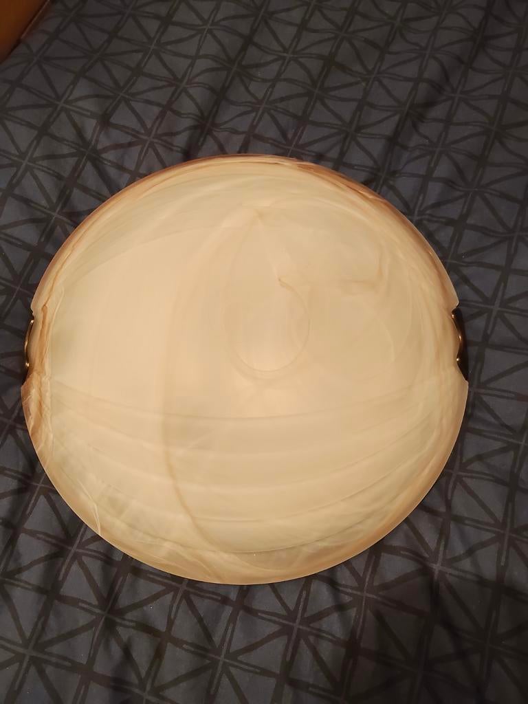 Mooie plafondlamp, Huis en Inrichting, Lampen | Plafondlampen, Ophalen, Gebruikt, Glas