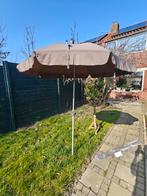 Nieuwe grijze/taupe kleurige parasol, Verstelbaar, Nieuw, Stokparasol, 2 tot 3 meter