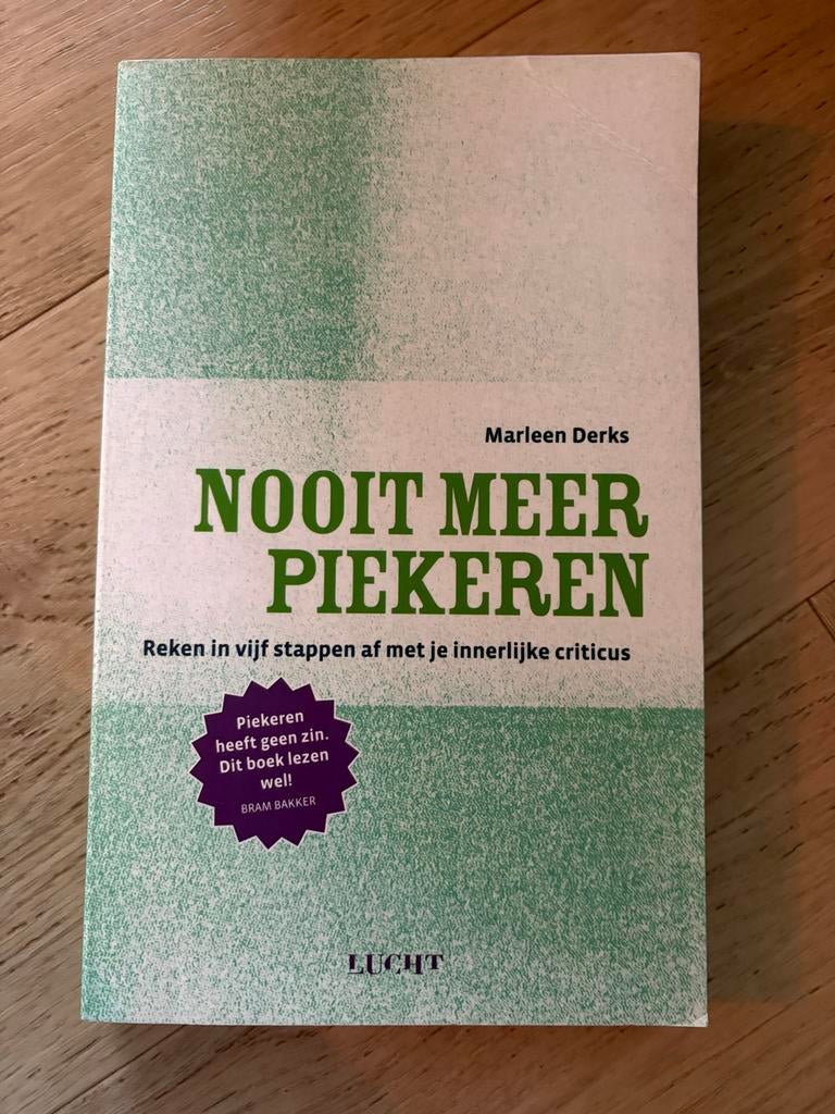 Nooit Meer Piekeren - Marleen Derks, Ophalen, Zo goed als nieuw, Klinische psychologie