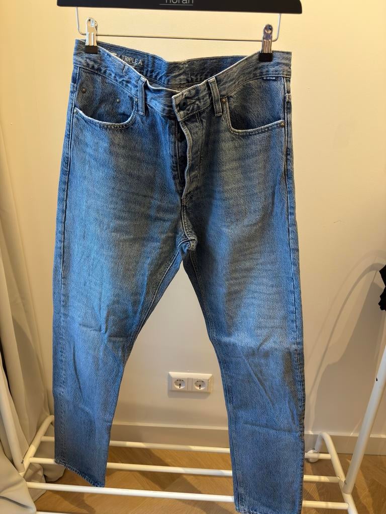 G-star spijkerbroek, Kleding | Heren, Spijkerbroeken en Jeans, Ophalen, Zo goed als nieuw, Blauw, W33 - W34 (confectie 48/50)