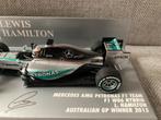✅ Lewis Hamilton 1:43 Winner Australian GP 2015 Mercedes F1, Ophalen of Verzenden, Nieuw, Formule 1