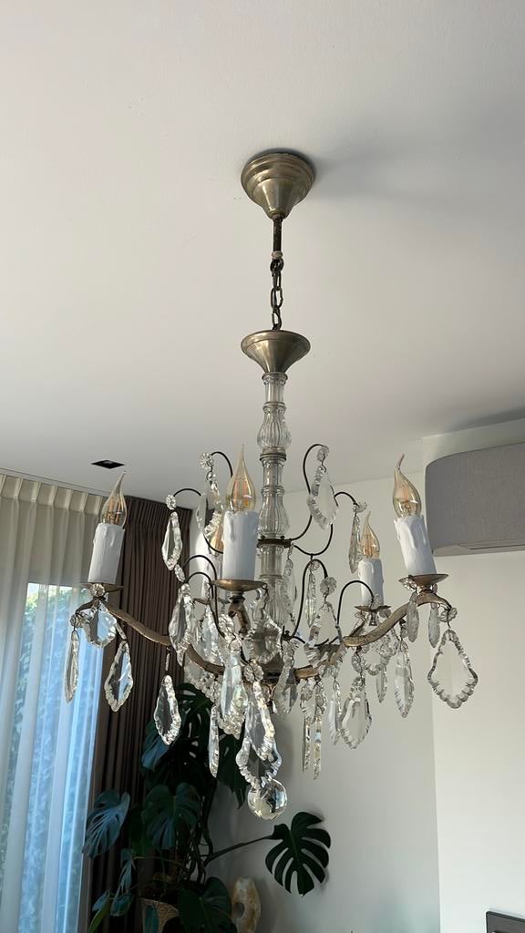 Kroonluchter Frans, Huis en Inrichting, Lampen | Kroonluchters, Ophalen, Zo goed als nieuw