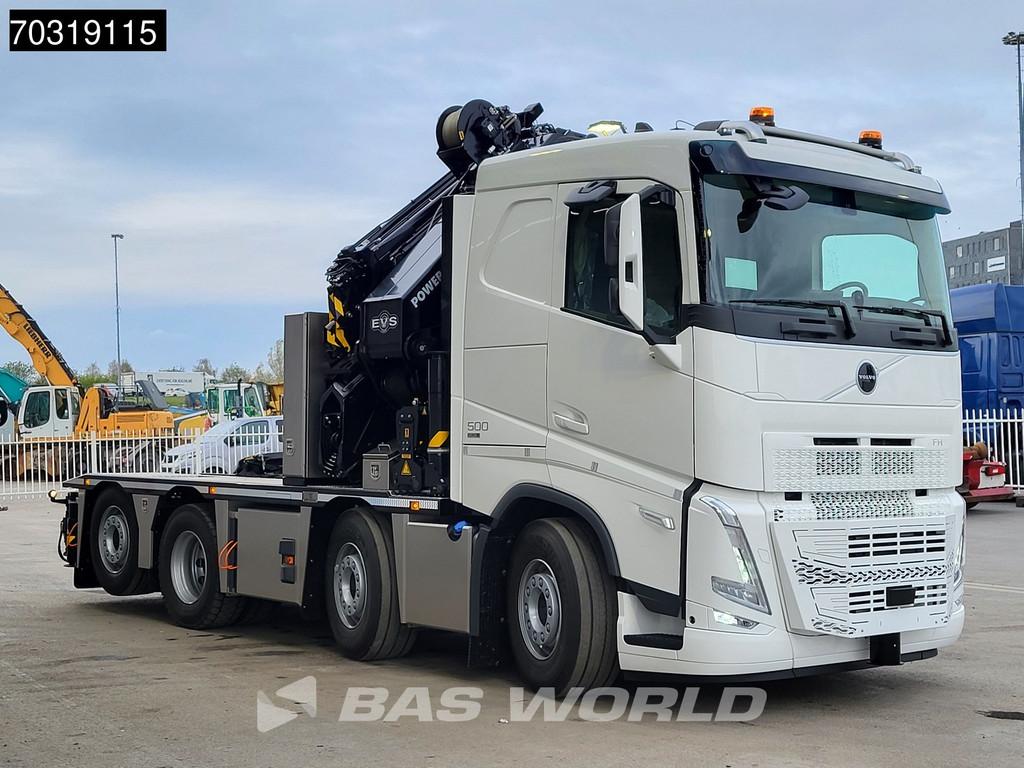Volvo FH 500 8X2 NEW! HMF9520 K6 + JIB K6 Crane Kran + fifth, Automaat, Stof, Euro 6, Stoelverwarming