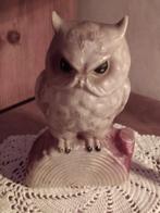 Vintage spaarpot uil, Ophalen of Verzenden, Zo goed als nieuw, Steen, Aardewerk of Keramiek, Dier