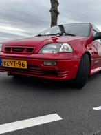 Subaru Justy 1.3 GX 4WD 1997 Rood, Justy, 4 cilinders, 68 pk, Origineel Nederlands