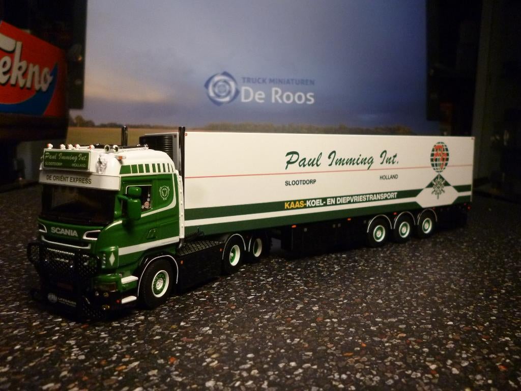 WSI Scania Paul Imming met certificaat, Hobby en Vrije tijd, Modelauto's | 1:50, Nieuw, Bus of Vrachtwagen, Wsi, Ophalen of Verzenden