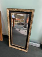 Antieke spiegel zwart met goud, Huis en Inrichting, Ophalen of Verzenden
