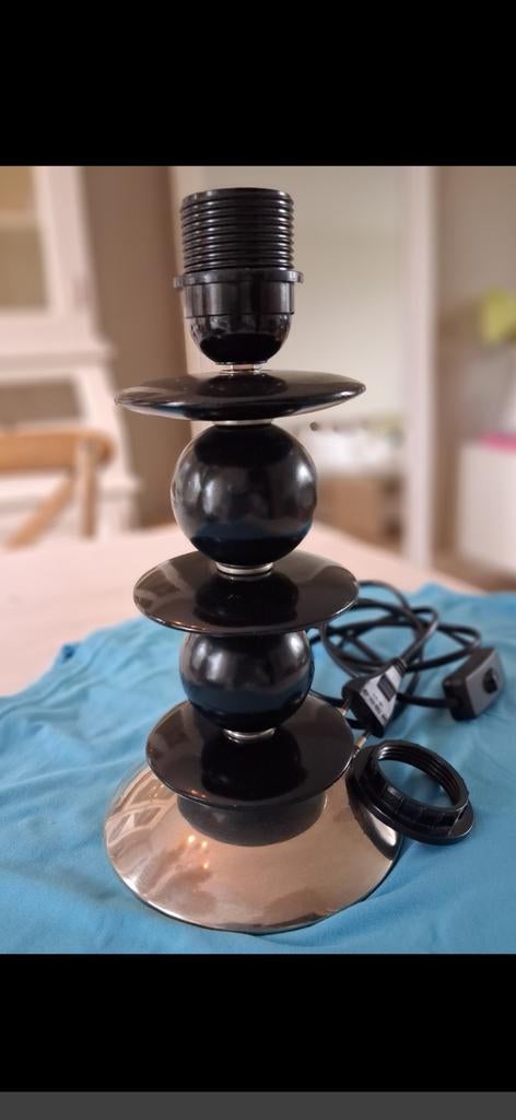 Vintige totem lampvoet Laura Ashley jaren 80, Ophalen, Minder dan 50 cm