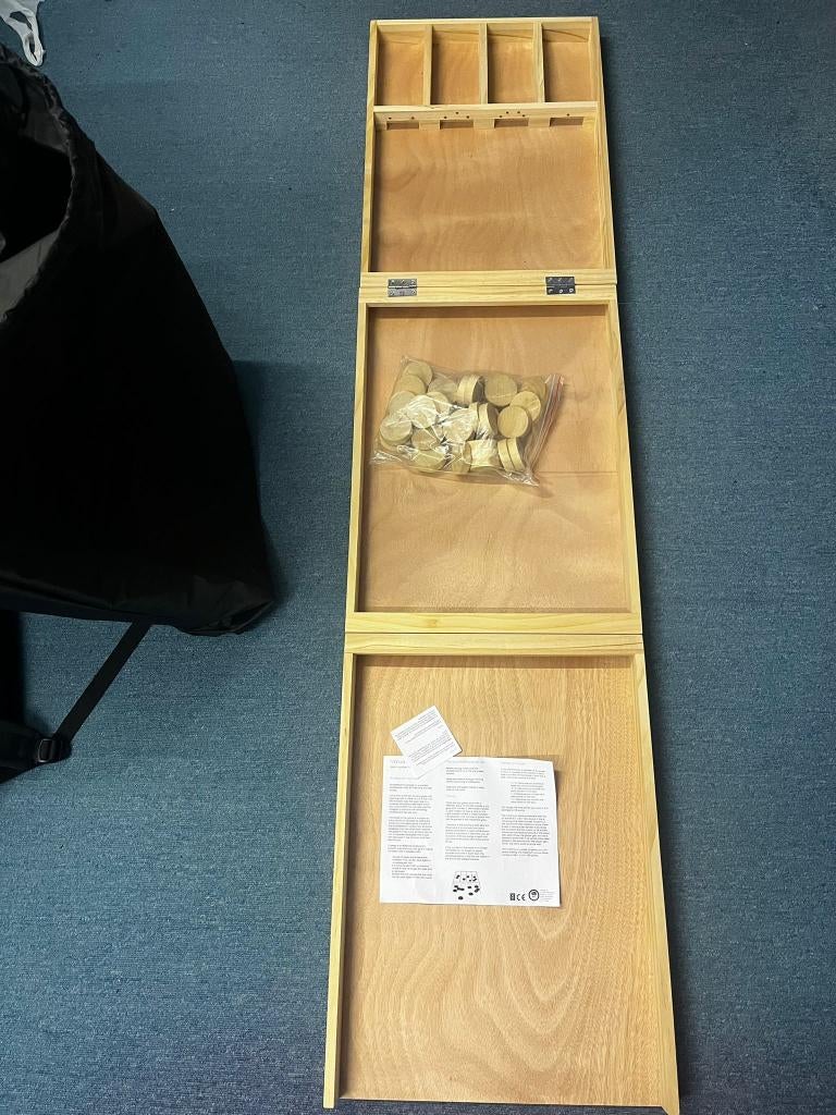 Gloednieuwe sjoelbak, Vijf spelers of meer, Ophalen, Nieuw