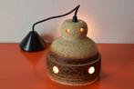 Retro vintage jaren 70 chamotte lamp / hanglamp, Ophalen of Verzenden