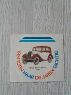 sticker Morris Minor 8 Saloon 1936, Ophalen of Verzenden, Zo goed als nieuw, Auto of Motor