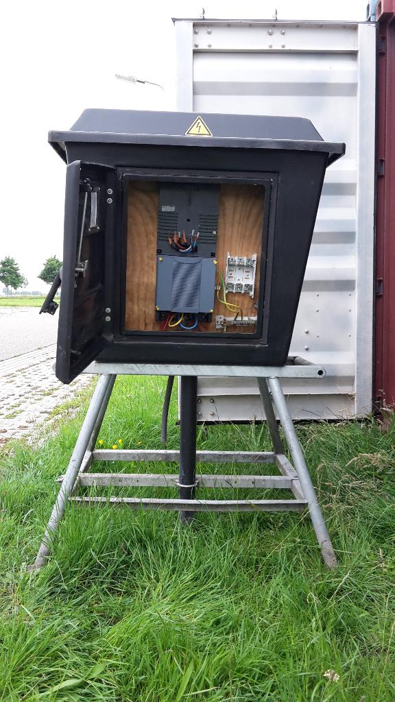 63A Bouwmeterkast bouwkast bouw stroom kast meterkast, Ophalen, Gebruikt, Overige typen