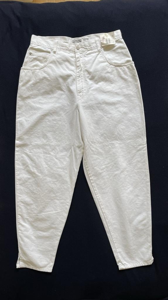Nieuw! Damesbroek Merk Miss Etam Fitt Jeans Wit Maat 46, Wit, Maat 42/44 (L), Nieuw, Ophalen of Verzenden