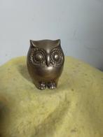 14887) mooi messing uiltje   hoog 7cm, Ophalen of Verzenden, Zo goed als nieuw, Dier