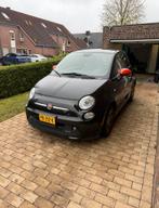 Fiat E 2014 Zwart, Auto's, 1330 kg, Zwart, Zwart, Leder