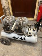 Jun air compressor fluister stil, Doe-het-zelf en Verbouw, Compressors, 100 liter of meer, Ophalen, Gebruikt, Minder dan 200 liter/min