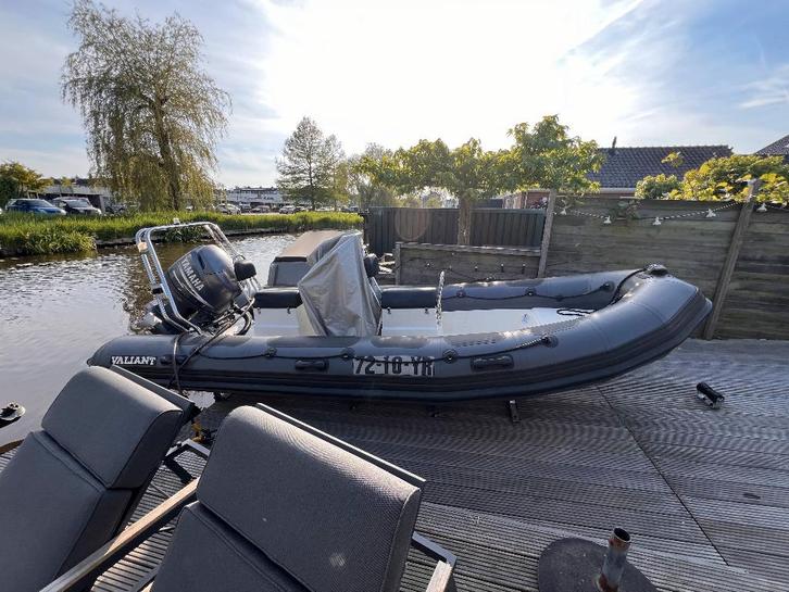 Valiant520DR RIB, Watersport en Boten, Rubberboten, Gebruikt, Overige merken, Overige materialen, 70 tot 120 pk, Benzine, Ophalen