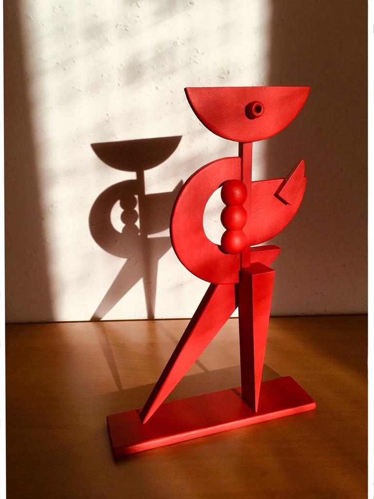 Sculptuur “Lady in Red”, Ophalen of Verzenden