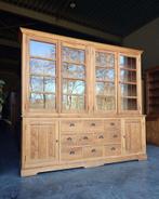 Massief teakhouten buffetkast | Grote winkelkast  #2725, Niet ingevuld, Gebruikt, Met deur(en), 200 cm of meer