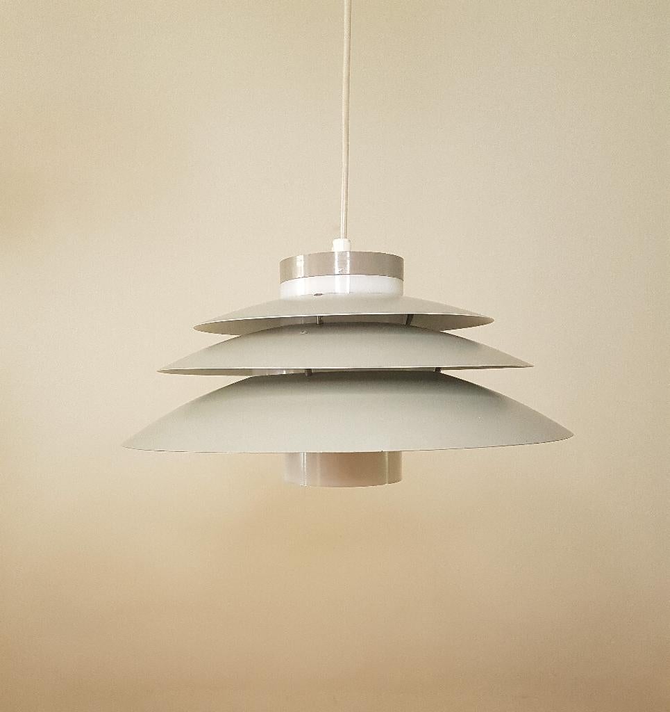 Deense schalenlamp van Bent Karlby voor Lyfa, Ophalen, Gebruikt, Deens design, Vintage design, Minder dan 50 cm