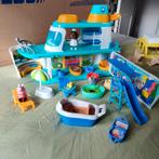 Peppa Pig Speelset - Boot & camper met accessoires, Kinderen en Baby's, Speelgoed | Overig, Ophalen of Verzenden, Gebruikt, Jongen of Meisje