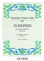 25 Solfeggi Santo e pianoforte ( 204 ), Verzenden, Klassiek, Zo goed als nieuw, Artiest of Componist