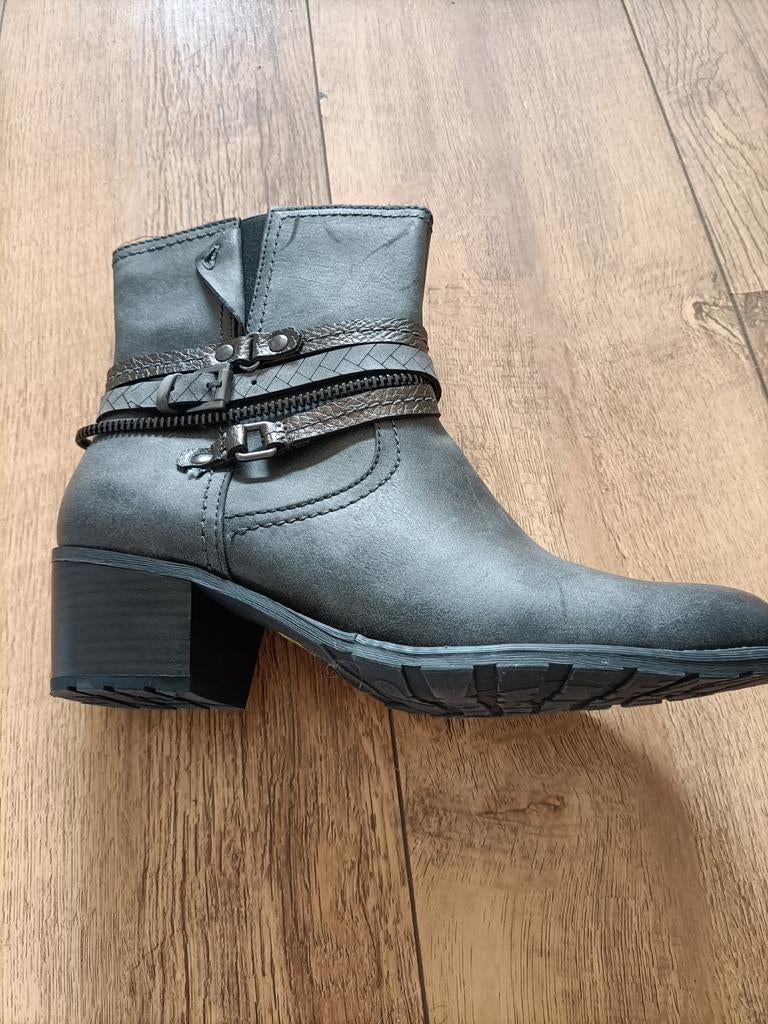 Nieuwe antraciet kleurige enkel laarsjes, Emilio Luca X, Lage of Enkellaarzen, Nieuw, Ophalen of Verzenden