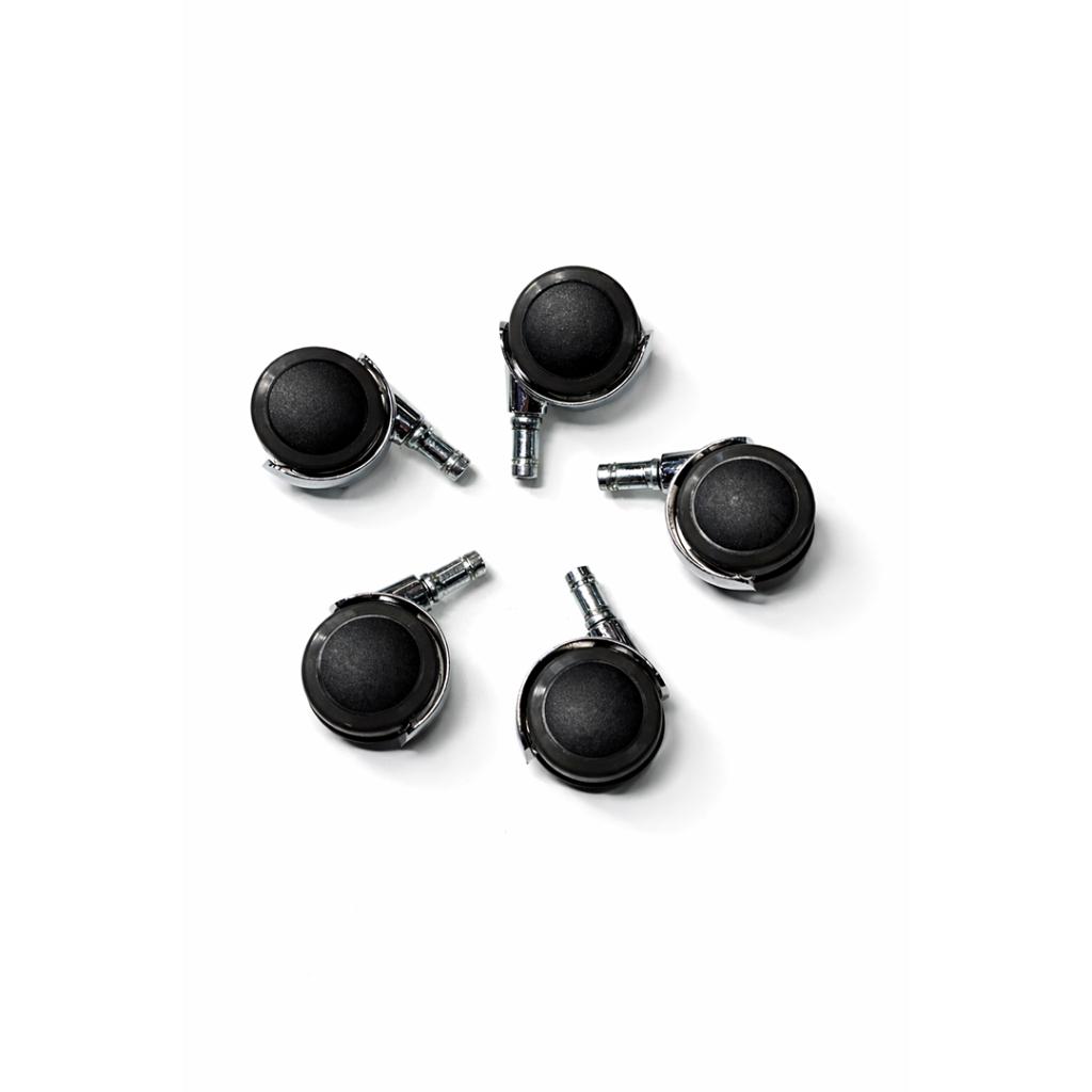 Vitra Eames Set Wielen Los voor Harde Vloer – Chroom, Huis en Inrichting, Stoelen, Gebruikt, Ophalen of Verzenden