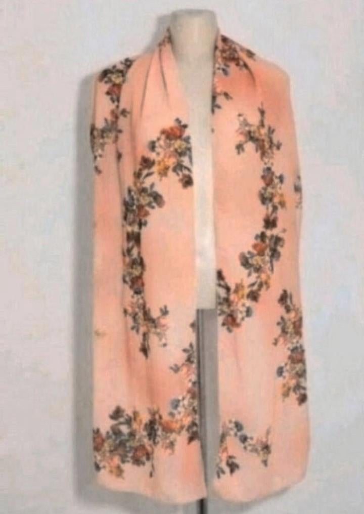 Oranje haute couture sjaal van Addy van den Krommenacker, Verzenden, Nieuw, Sjaal
