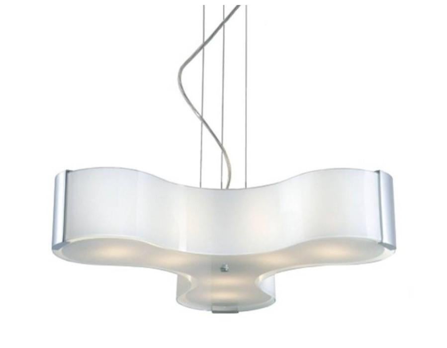 Plafondlamp Studio Design Italia F791-F8.  Model Tris SO1, Ophalen, Zo goed als nieuw, Glas, Italiaans design