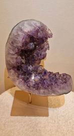 Amethist geode / kristal portal op standaard, Ophalen of Verzenden