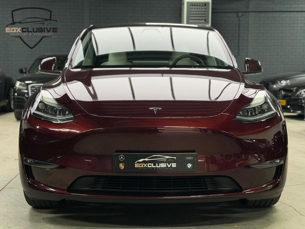 Tesla Model Y Performance AWD 75 kWh 360Cam/Pano/Trekhaak, Auto's, Tesla, 514 km, Gebruikt, Stoelverwarming, 462 pk