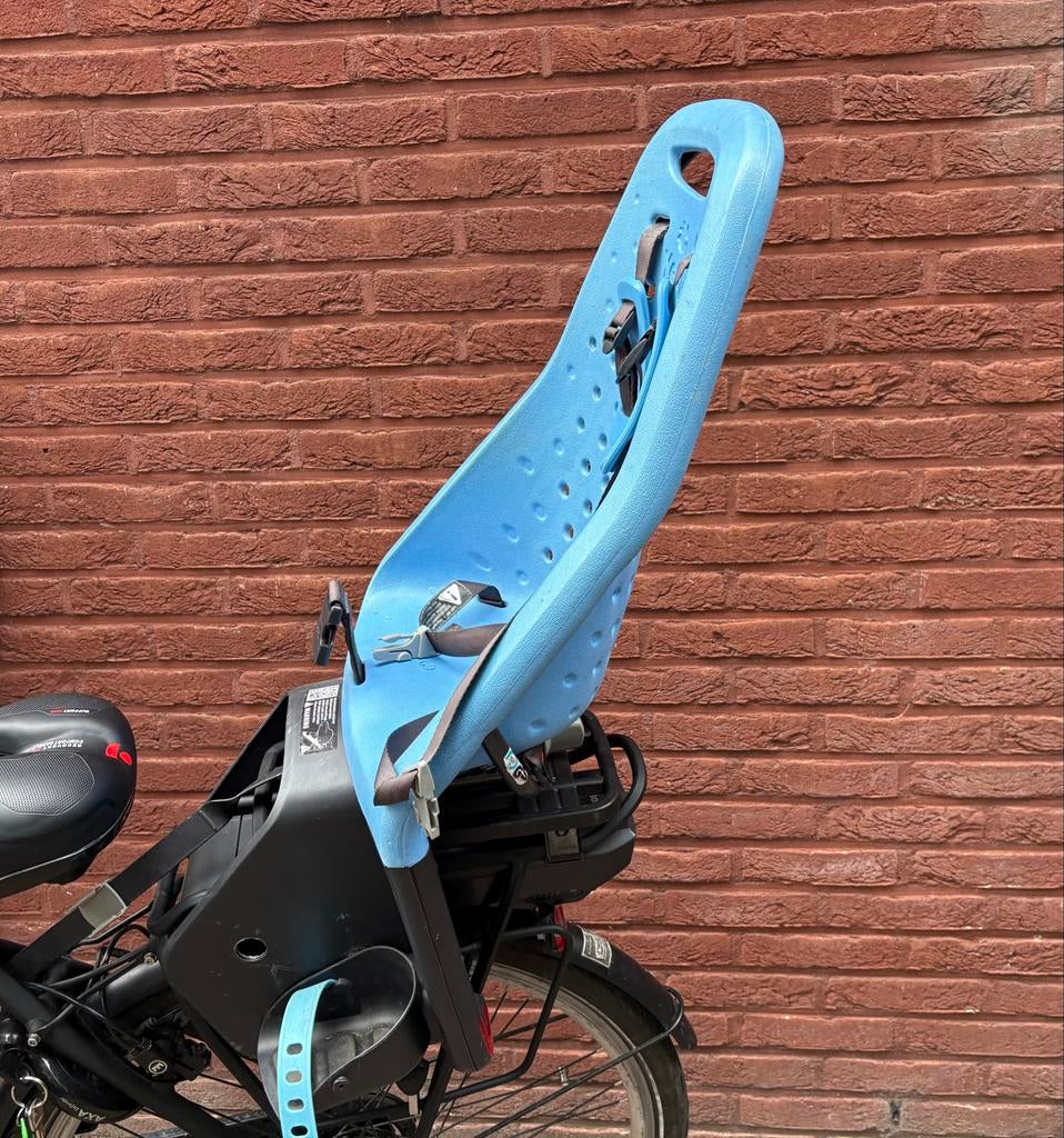 Yepp fietsstoel, Fietsen en Brommers, Fietsaccessoires | Fietsstoeltjes, Ophalen of Verzenden, Gebruikt, Achterzitje, Voetsteuntjes