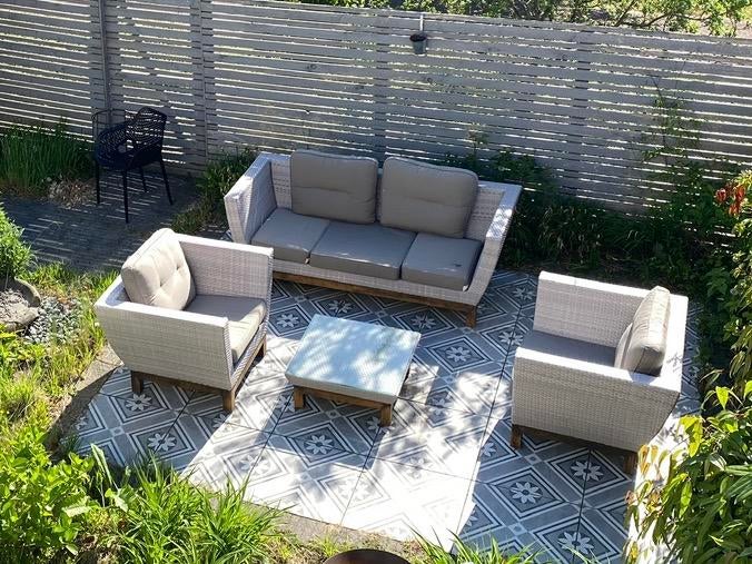 Applebee tuinset loungeset, Ophalen, Gebruikt, 3 zitplaatsen, Loungeset