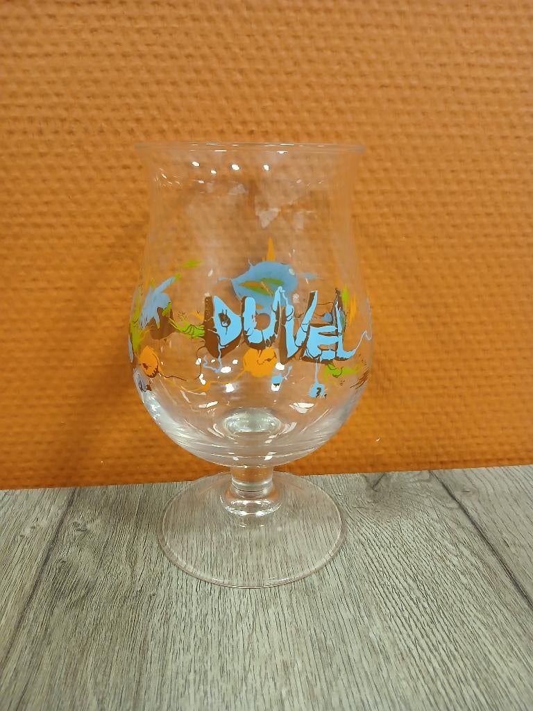 duvel yan sorgi, Verzamelen, Biermerken, Ophalen of Verzenden, Zo goed als nieuw, Glas of Glazen, Duvel