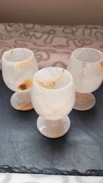 Onyx wine glasses., Ophalen of Verzenden, Zo goed als nieuw