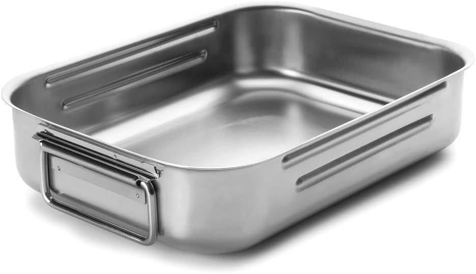 Nieuw Lacor braadslede | ovenschaal 40x28x8cm | inox | 4,8L, Huis en Inrichting, Keuken | Potten en Pannen, Nieuw, Overige typen