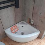 SALE! Horska 32, glans wit, toiletfontein hoek, wastafel, Ophalen of Verzenden, Nieuw