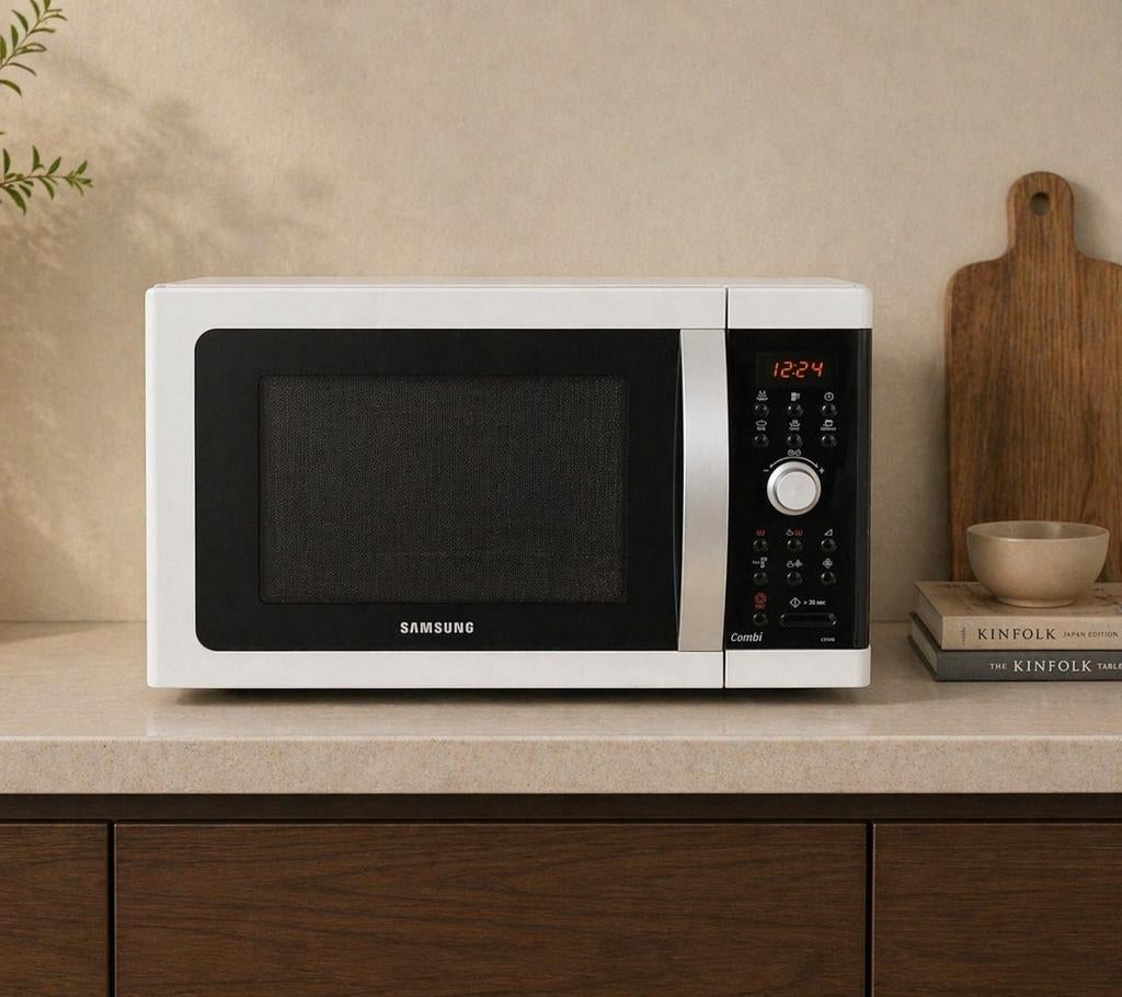 Samsung Combi Magnetron met Draaiplateau en Rooster, Witgoed en Apparatuur, Magnetrons, Ophalen, Combimagnetron, Gebruikt, Grill