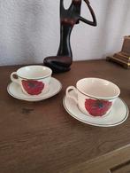 Arabia Finland illusia twee kop en schottel, Ophalen of Verzenden, Zo goed als nieuw, Overige stijlen, Kop(pen) en/of Schotel(s)