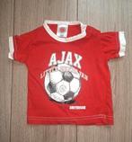 Ajax baby shirt rood maat 62/68 katoen voetbal fan, Maat XS of kleiner, Ophalen of Verzenden, Zo goed als nieuw, Shirt