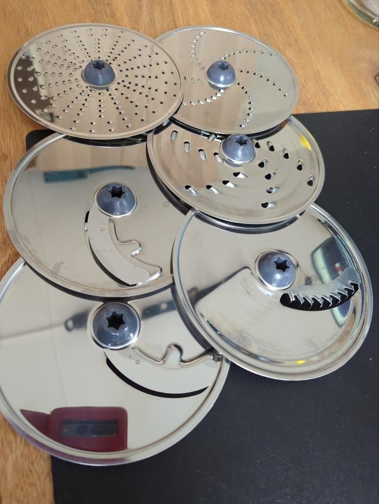 Kenwood KM 216.  6 verschillende schijvenschijven, Verzenden, Gebruikt