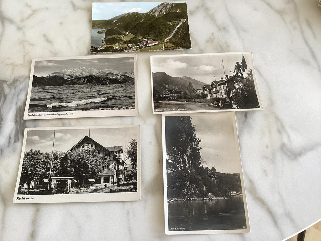 5 Oude Ansichtkaarten Kochel am See - Duitsland, Verzamelen, Ansichtkaarten | Buitenland, Ophalen of Verzenden, Voor 1920, Ongelopen