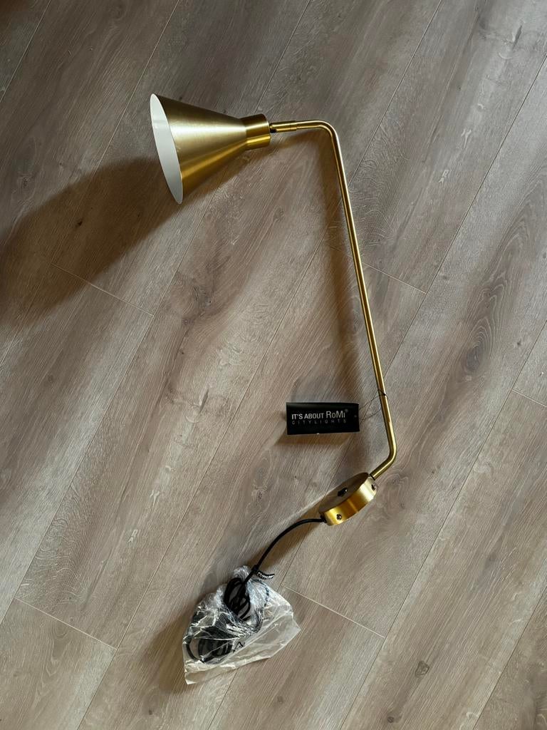 It’s about RoMi wandlamp goud, Ophalen, Zo goed als nieuw, Metaal