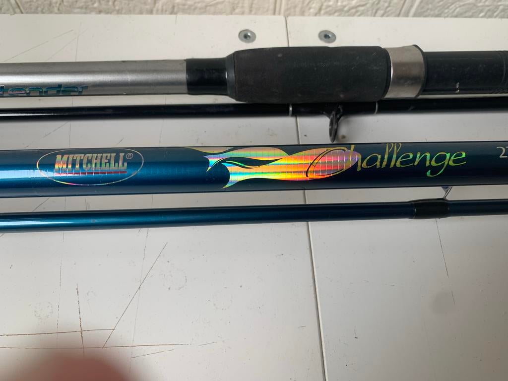 2 Mitchell Challenge 270 spinhengels, Ophalen of Verzenden, Nieuw, Net of Fuik