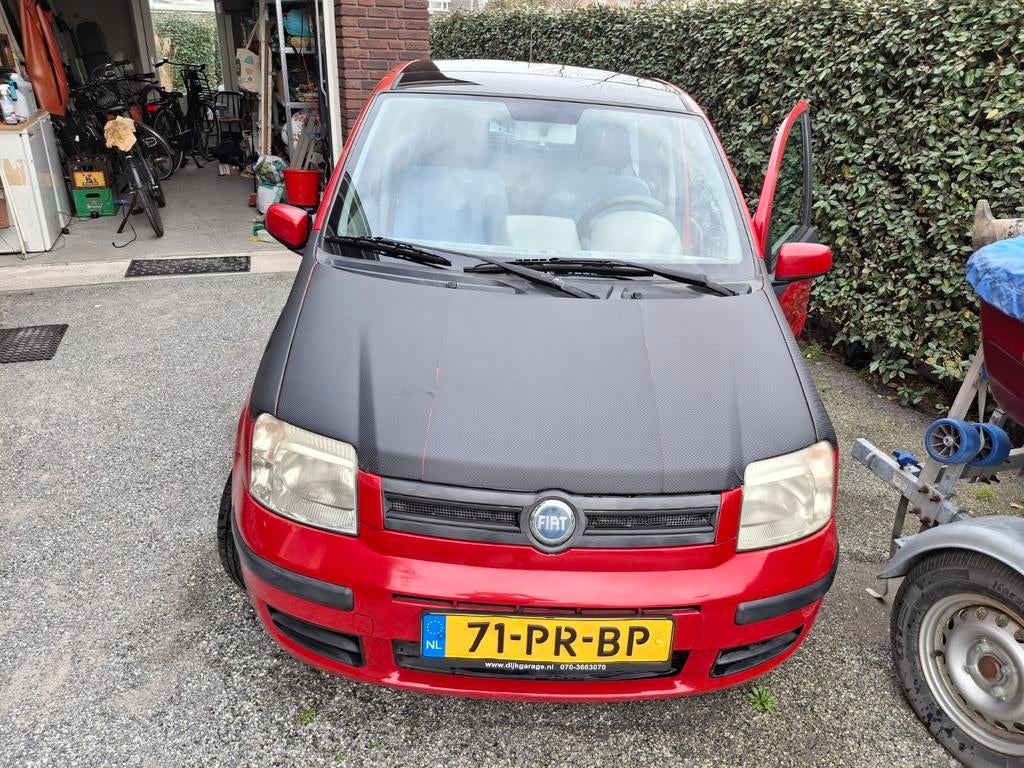 Fiat Panda 1.2 Dualogic 2004 Rood. Defect!!, 840 kg, Origineel Nederlands, Particulier, Onderhoudsboekje
