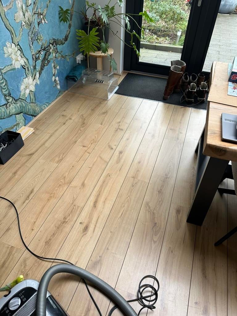 Gratis 40 m2 laminaat vloer. Laatste week van april ophalen, Ophalen, Gebruikt