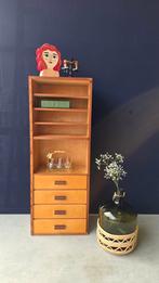Vintage ladekastje, kastje met lades en vakken, organizer, Ophalen, Minder dan 50 cm, Gebruikt, Vintage