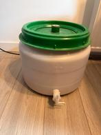 Kunststof vergistingsvat t.b.v. bijv. Bierbrouwen, Ophalen, Zo goed als nieuw